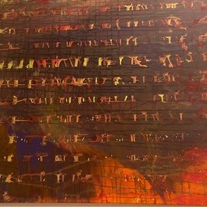 Painting on streched canvas